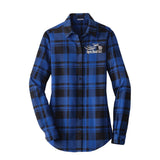 Open Road Girl Ladies Plaid Flannel Tunic, 4 COLORS
