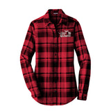 Open Road Girl Ladies Plaid Flannel Tunic, 4 COLORS