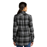 Open Road Girl Ladies Plaid Flannel Tunic, 4 COLORS