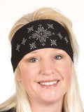 Tie-back Stretchy Rhinestone Bandana Biker Diamond Design