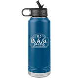 OLD B.A.G. BADASS GRANDMA OPEN ROAD GIRL (32 OUNCES) INSULATED WATER BOTTLE, 16 COLORS