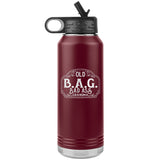 OLD B.A.G. BADASS GRANDMA OPEN ROAD GIRL (32 OUNCES) INSULATED WATER BOTTLE, 16 COLORS
