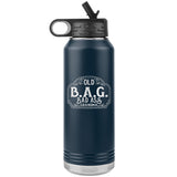 OLD B.A.G. BADASS GRANDMA OPEN ROAD GIRL (32 OUNCES) INSULATED WATER BOTTLE, 16 COLORS