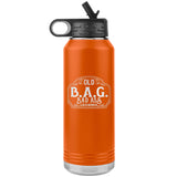 OLD B.A.G. BADASS GRANDMA OPEN ROAD GIRL (32 OUNCES) INSULATED WATER BOTTLE, 16 COLORS