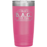 OLD B.A.G. BAD ASS GRANDMA(20 OUNCES) TRAVEL MUG, 16 COLORS