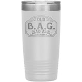 OLD B.A.G. BAD ASS GRANDMA(20 OUNCES) TRAVEL MUG, 16 COLORS