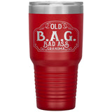 OLD B.A.G. BAD ASS GRANDMA(30 OUNCES) TRAVEL MUG, 16 COLORS