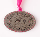 Open Road Girl Metal Ornament, 2 Styles