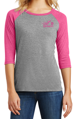 Open Road Girl 3/4 Sleeve Crew Neck Tee (SMALLS ONLY), 3 Colors
