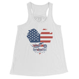Open Road Girl Patriotic Flowy Tank, 2 COLORS