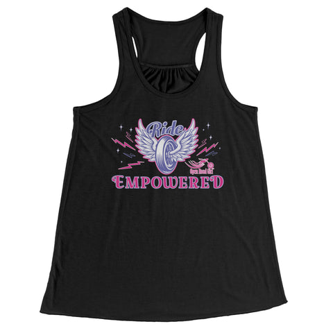 PINK/PURPLE Ride Empowered Open Road Girl Flowy Tank