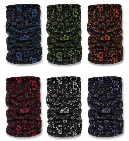 Scatter Open Road Girl NeckTube (Neck Gaiter), 7 Colors