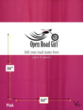 Custom Made Open Road Girl Two-Tone Seat Cover