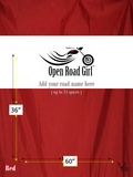Custom Made Open Road Girl Two-Tone Seat Cover