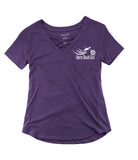 Open Road Girl Cage Front T-Shirt, 4 COLORS