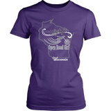 WISCONSIN IT'S A LIFESTYLE GREY/WHITE COLLECTION WOMEN'S TEE