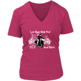 Let that Shit Go!  Open Road Girl Women's Vneck Tee