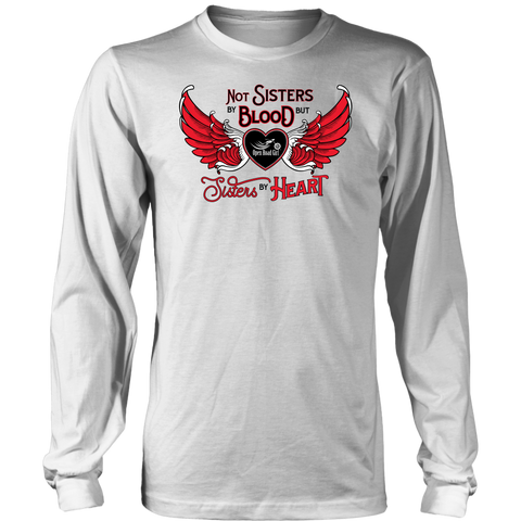 RED Not Sisters by Blood...Open Road Girl Long Sleeve Tee