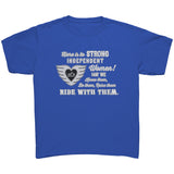Grey/White Here is to Strong Independent Women CHILD Tee, 5 COLORS