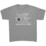 Grey/White Here is to Strong Independent Women CHILD Tee, 5 COLORS
