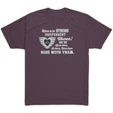 Grey/White Here is to Strong Independent Women UNISEX Crew Neck Te, 8 COLORS