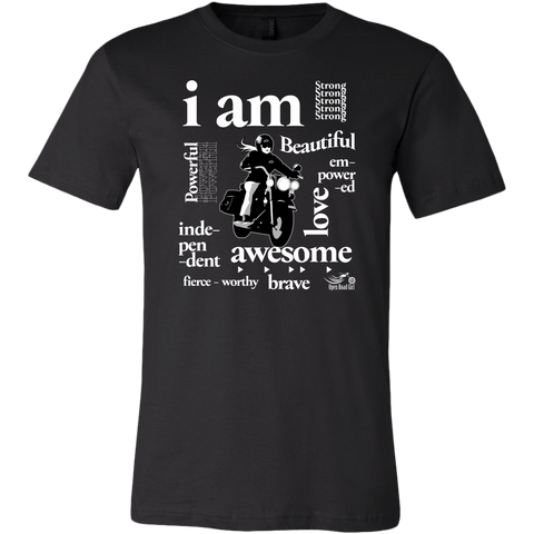 I AM...Inspiration MEN'S STYLE Open Road Girl Crewneck Shirt, 11 COLORS