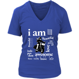 I AM...Inspiration Women's Open Road Girl V-Neck Shirt, 6 COLORS