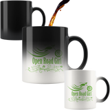 GREEN OPEN ROAD GIRL 11OZ MAGIC MUG, 2 STYLES