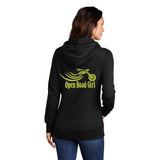 BLACK Open Road Girl Full PULLOVER Hoodie - CHOOSE YOUR LOGO COLOR!