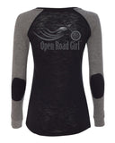 Open Road Girl Long Sleeve Patch Shirt, 3 Colors