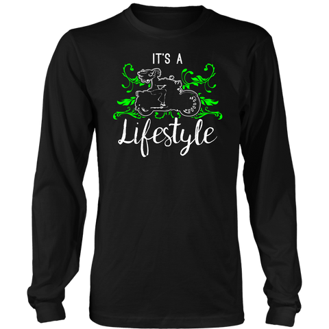 GREEN It’s a Lifestyle UNISEX Long Sleeve T-Shirt- Crewneck