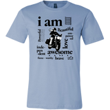 I AM...Inspiration MEN'S STYLE Open Road Girl Crewneck Shirt, 11 COLORS