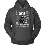 I AM...Inspiration UNISEX Open Road Girl Hoodie, 11 COLORS