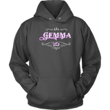 Gemma PURPLE/WHITE Sweatshirt UNISEX-Hoodie