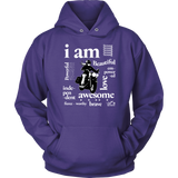 I AM...Inspiration UNISEX Open Road Girl Hoodie, 11 COLORS