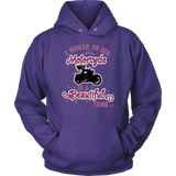PINK A Woman on her Motorcycle is a Beautiful Thing UNISEX Hoodie