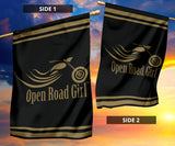 Open Road Girl Design lawn or Home FLAG ONLY, 7 COLORS