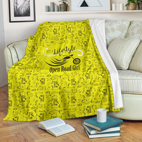 YELLOW Open Road Girl Scatter Regular Design