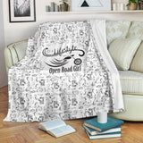 White Scatter Open Road Girl Blanket