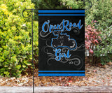 Open Road Girl on Motorcycle Garden or House FLAG ONLY, 7 COLORS
