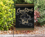 Open Road Girl on Motorcycle Garden or House FLAG ONLY, 7 COLORS
