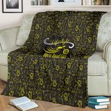 YELLOW Open Road Girl Scatter Regular Blanket
