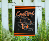 Open Road Girl on Motorcycle Garden or House FLAG ONLY, 7 COLORS