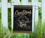 Open Road Girl on Motorcycle Garden or House FLAG ONLY, 7 COLORS