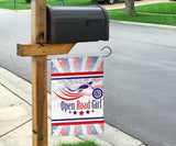 Patriot Open Road Girl Garden or House FLAG ONLY