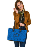 BLUE Scatter Open Road Girl PU Leather Tote