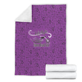 PURPLE Open Road Girl Scatter Regular Blanket