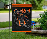 Open Road Girl on Motorcycle Garden or House FLAG ONLY, 7 COLORS