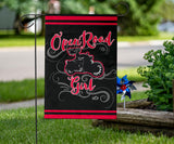 Open Road Girl on Motorcycle Garden or House FLAG ONLY, 7 COLORS