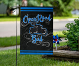 Open Road Girl on Motorcycle Garden or House FLAG ONLY, 7 COLORS